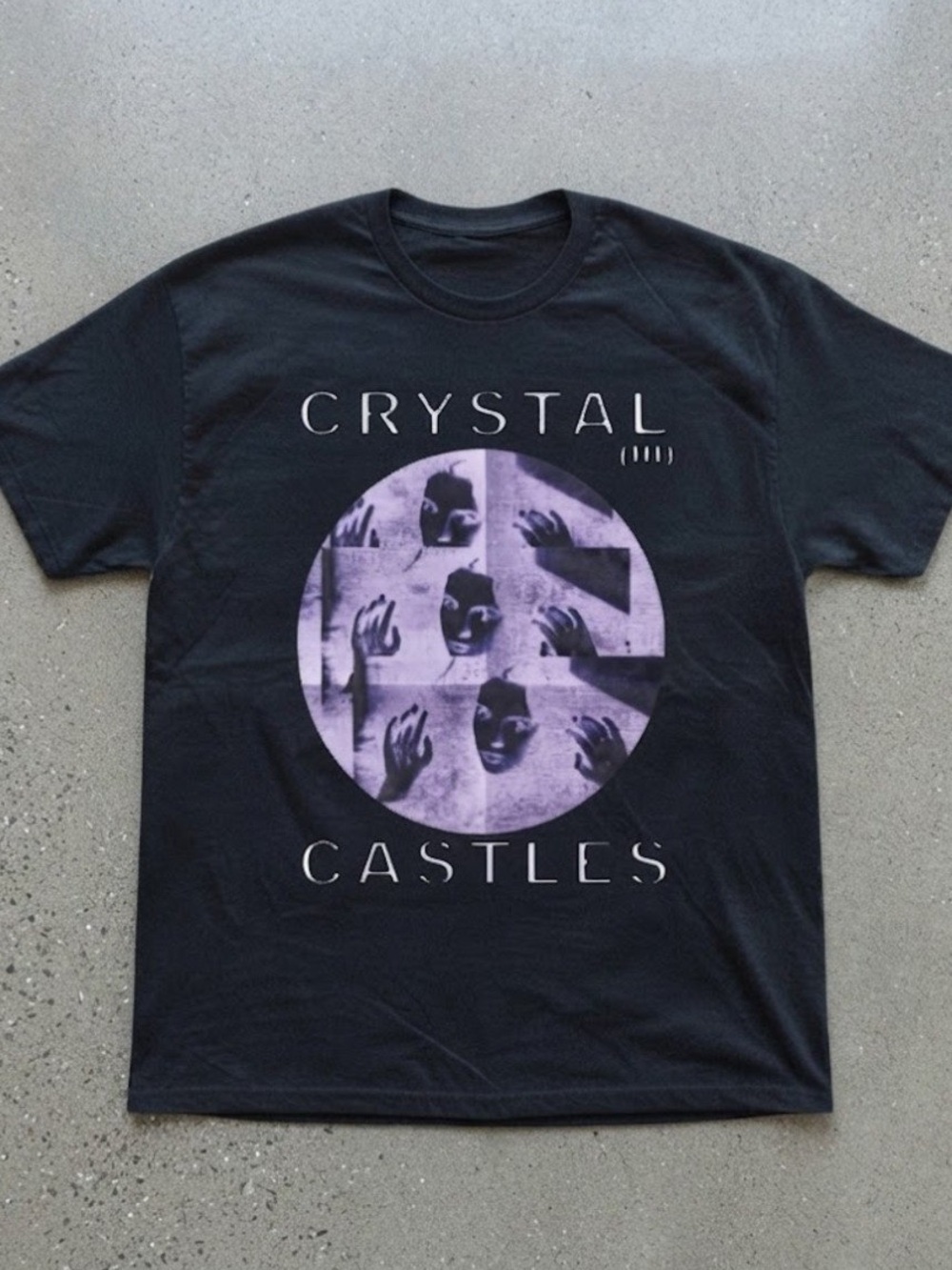Crystal Castles III Album Cover Gildan Cotton T-shirt